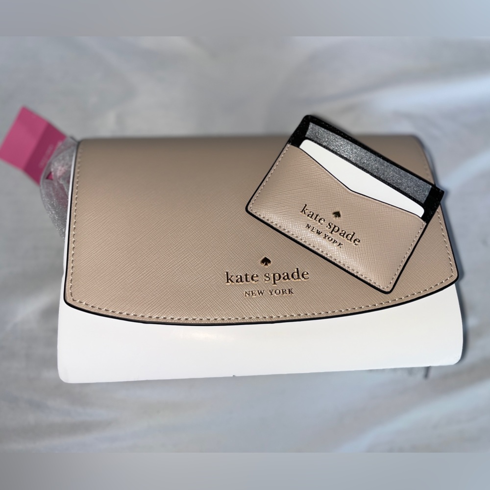 Kate Spade Carson Convertible Crossbody Handbag and Staci Card Holder